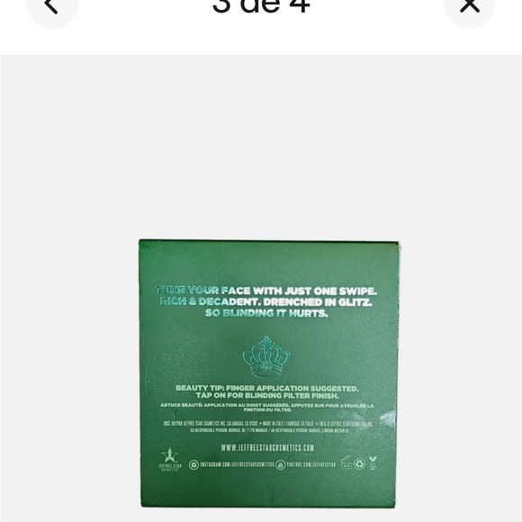 Jeffree Star Cosmetics Extreme Frost Stripper Magic Highlighter - Picture 5 of 5